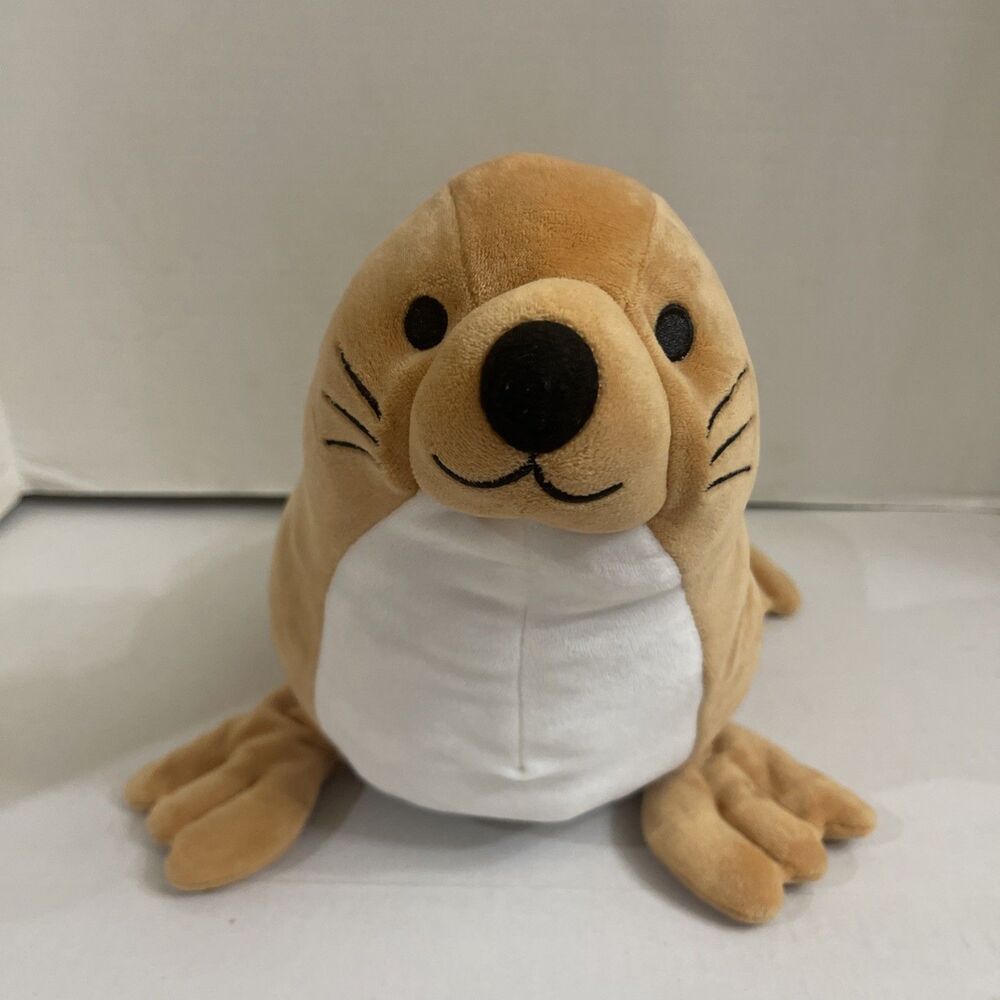 Miniso Ocean Series Seal Pillow Plush Stuffed Animal 11”